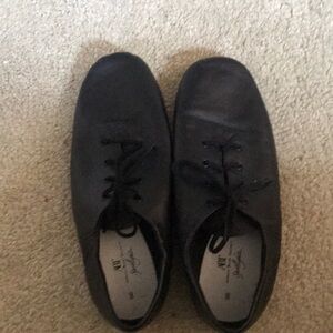 American Ballet Theatre (ABT) Leather Upper Jazz Dance Shoes w/String Tie-size 8